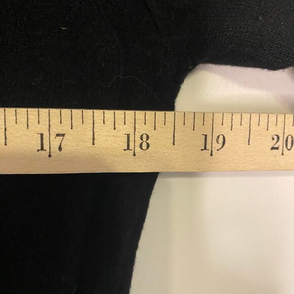 Women's Banana Republic Black Sweater Italian Merino Wool Blend Classic Small - Picture 14 of 15